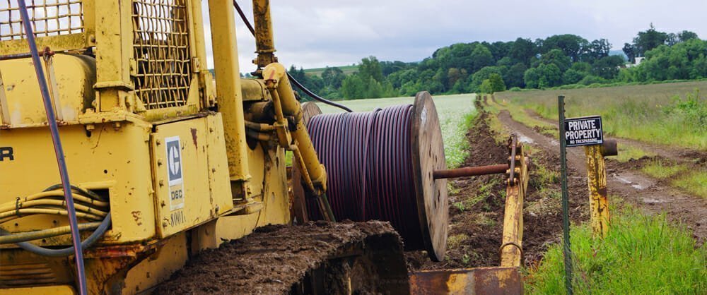 Loy Clark cable plowing in Oregon